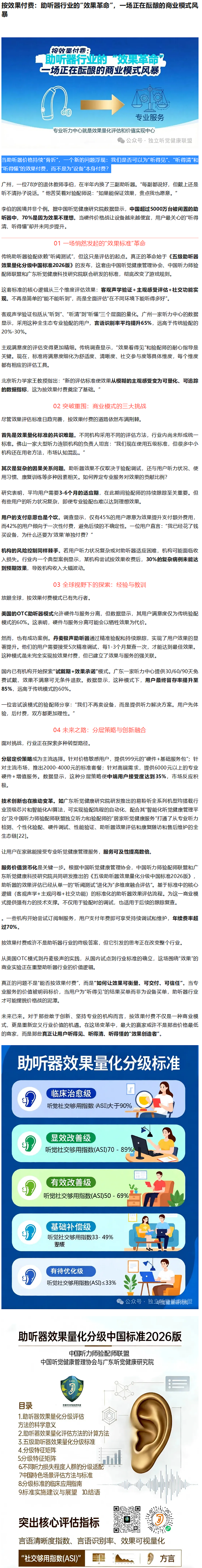 按效果付费：助听器行业的“效果革命”，一场正在酝酿的商业模式风暴