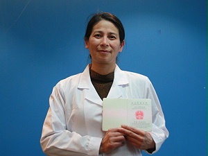 国家认证四级验配师-曹丽安