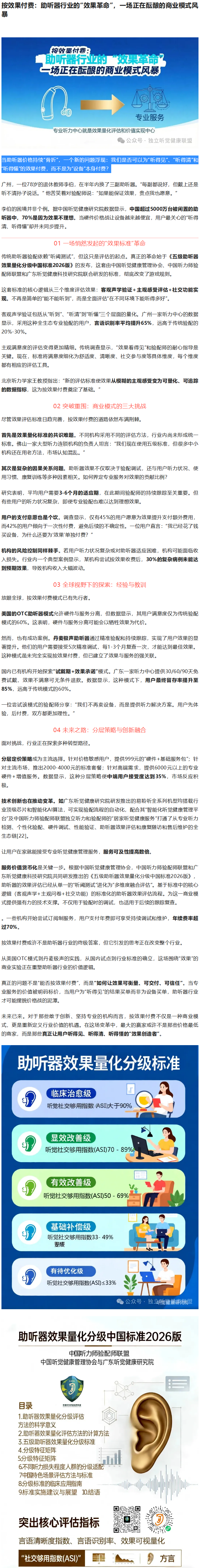 按效果付费：助听器行业的“效果革命”，一场正在酝酿的商业模式风暴